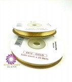 Szatén szalag 6mmx22,86m - Arany