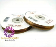 Szatén szalag 6mmx22,86m - Barna