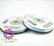 Szatén szalag 6mmx22,86m - Kékes szürke