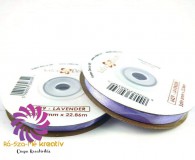 Szatén szalag 6mmx22,86m - Levendula