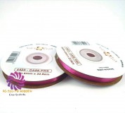 Szatén szalag 6mmx22,86m - Sötét Rózsaszín