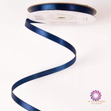 Szatén szalag 6mmx22,86m - Tengerészkék