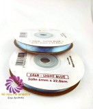 Szatén szalag 6mmx22,86m - Világoskék