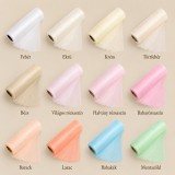 Szegély nélküli organza tekercs 12 cm × 10 m – világos és pasztell árnyalatok