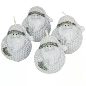 Sztearin Nagy Gömbapó Gyertya 85mm - Antik zöld