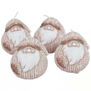 Sztearin Nagy Gömbapó Gyertya 85mm - Bézs