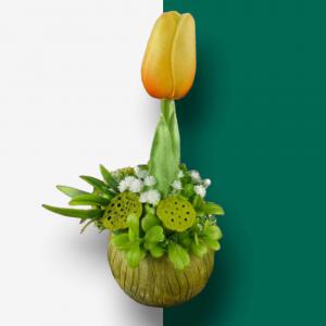 Tulipános asztaldísz