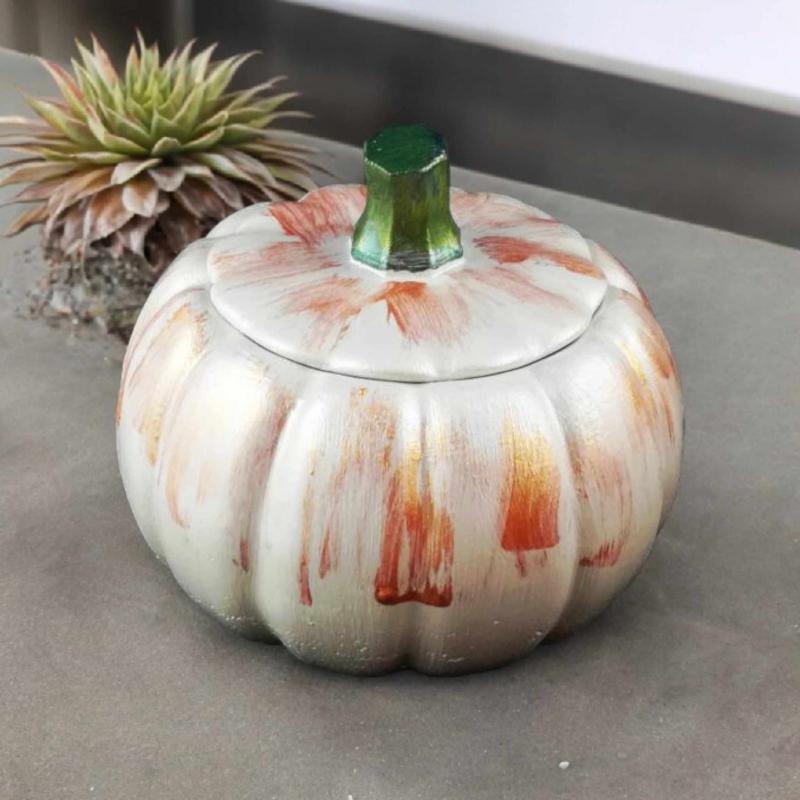 Tök kaspó1 - Gyöngyház-Vörösarany