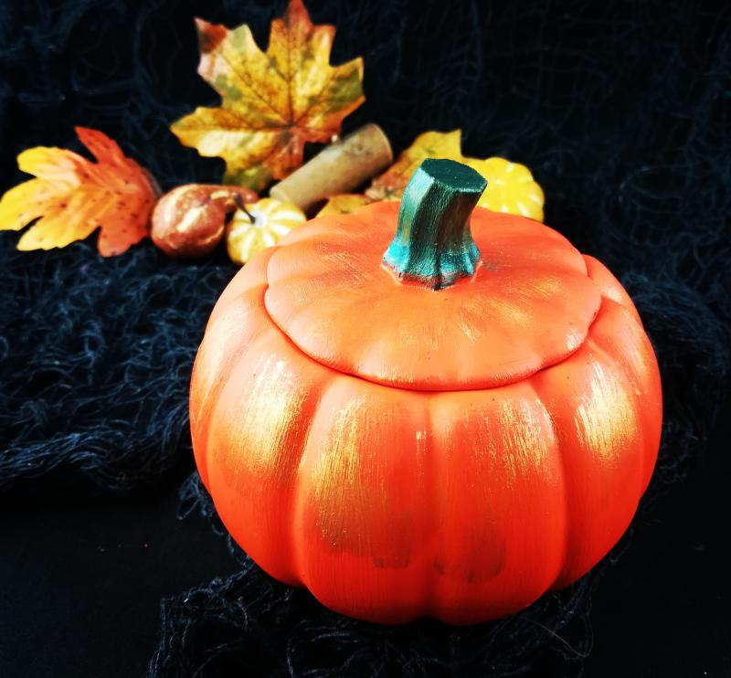 Tök kaspó1 - Narancs- Vörösarany