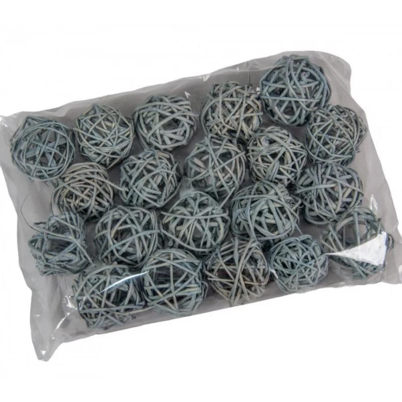 Vesszőlabda 4 cm-es 20 db - Hamvas Szürke