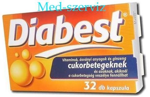 DIABEST multivitamin cukorbetegeknek 32 db