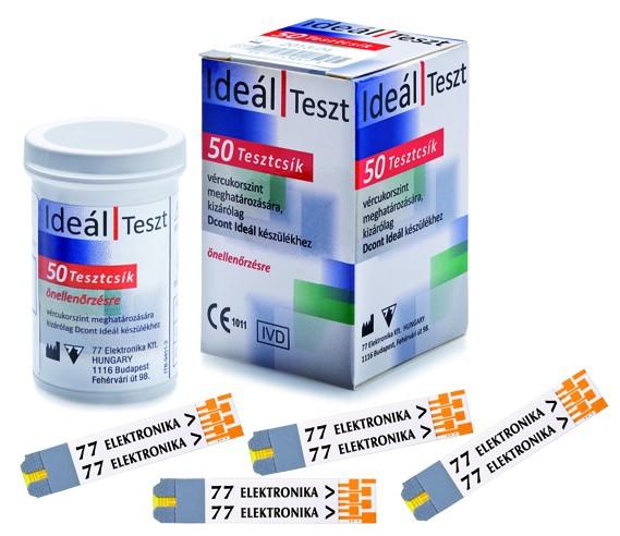 Ideal vércukor tesztcsík 50db