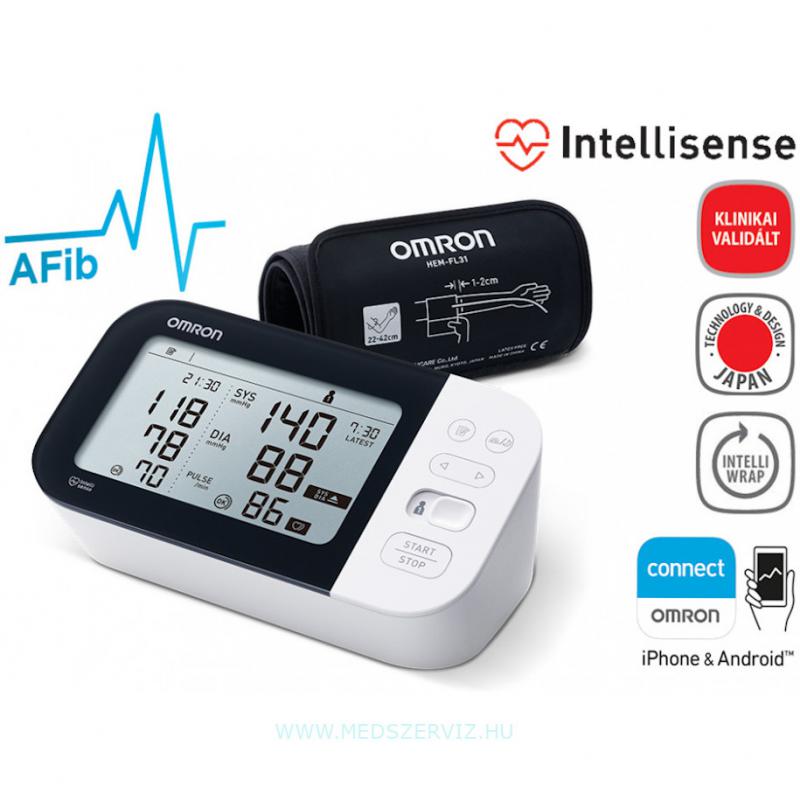 OMRON M7 Intelli IT bluetooth automata vérnyomásmérő
