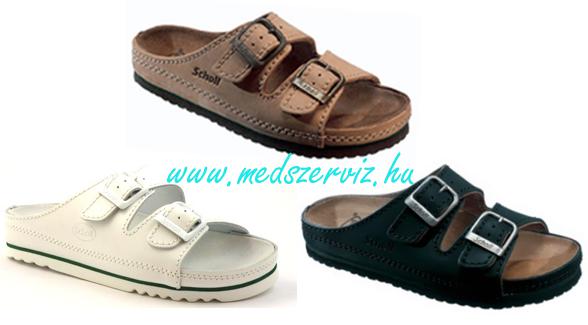 SCHOLL AIRBAG PAPUCS 2 CSATOS - FEHÉR