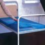 PE matracvédő fólia, lepedő gumírozott széllel 90x200