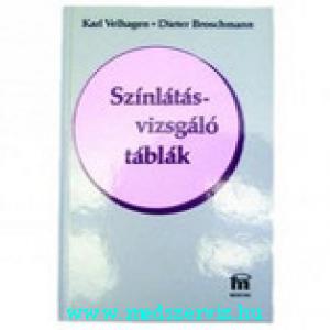 Színlátásvizsgáló könyv Velhaagen