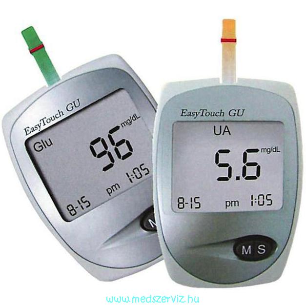 Wellmed Easy Touch GU húgysav- és cukorszintmérő