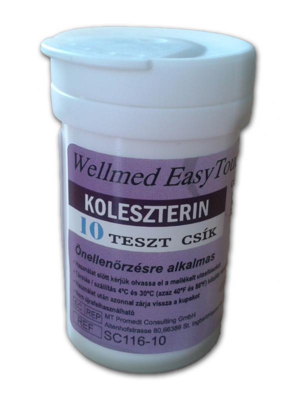 Wellmed Easy touch koleszterin tesztcsík 10 db