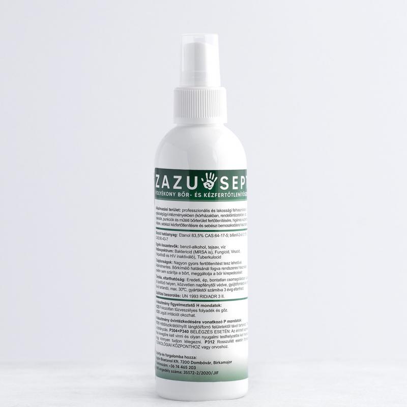 Zazusept bőrfertőtlenítő spray 200ml