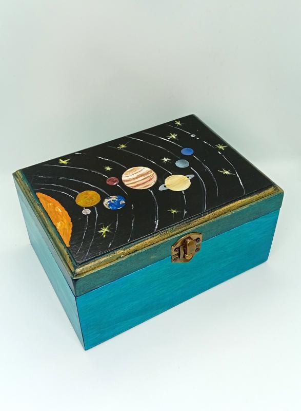 Csillagok és bolygók kincses doboz
