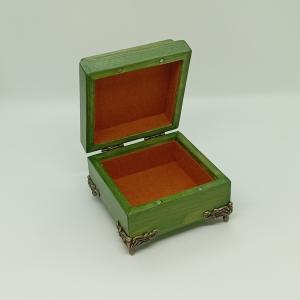 Életfa   fa ékszerdoboz - tűzzománc betéttel