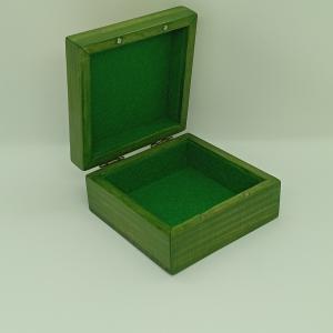 Fa ékszerdoboz Gitár tűzzománc betéttel