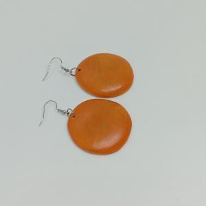 Fa fülbevaló -narancs