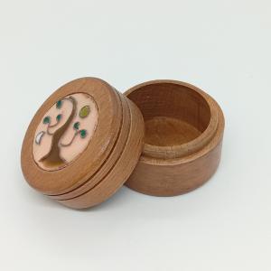 Fa gyűrűs ékszerdoboz-tűzzománc