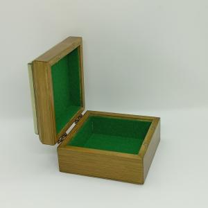 Hóvirág fa ékszerdoboz -tűzzománc képpel