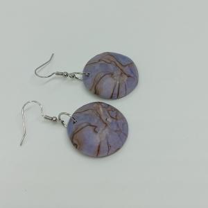 Nyírfa fülbevaló indigó