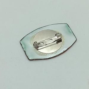 Tűzzománc kitűző-bross