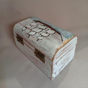 Vitorlás mini kincses doboz