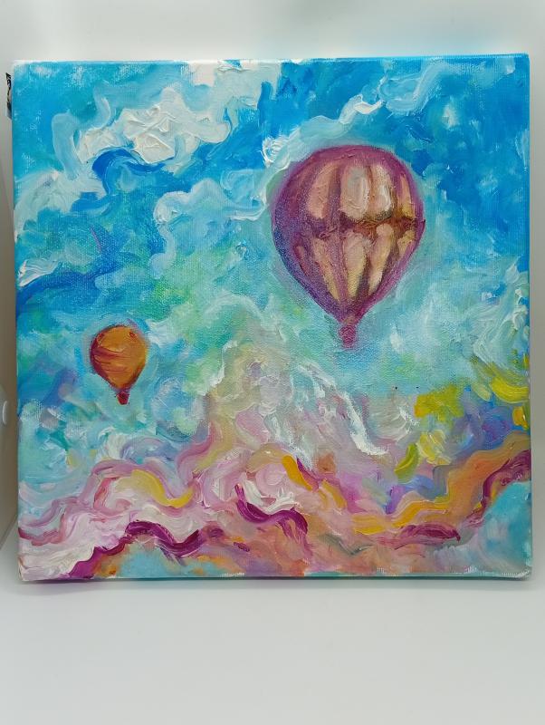 Festmény - Hőlégballon-olaj