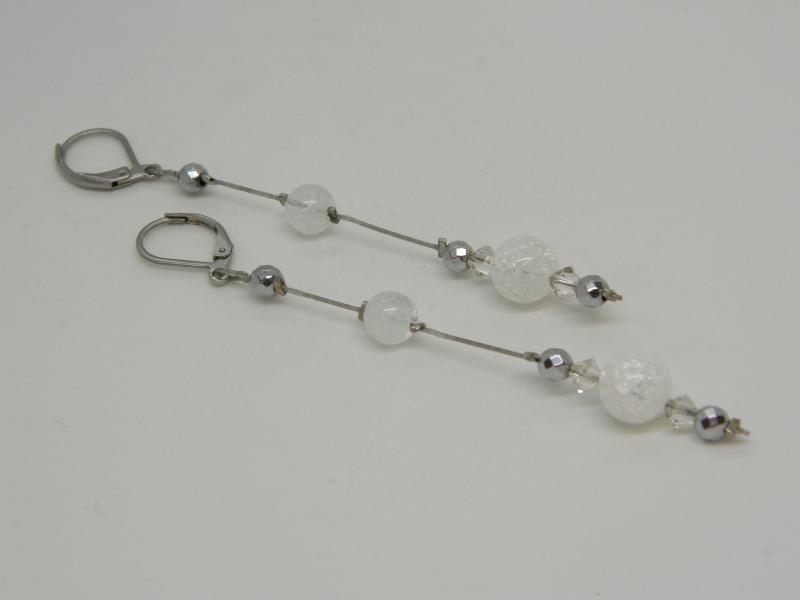 Hegyikristály fülbevaló