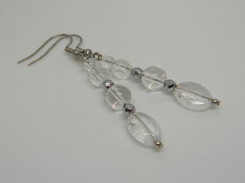 Hegyikristály fülbevaló