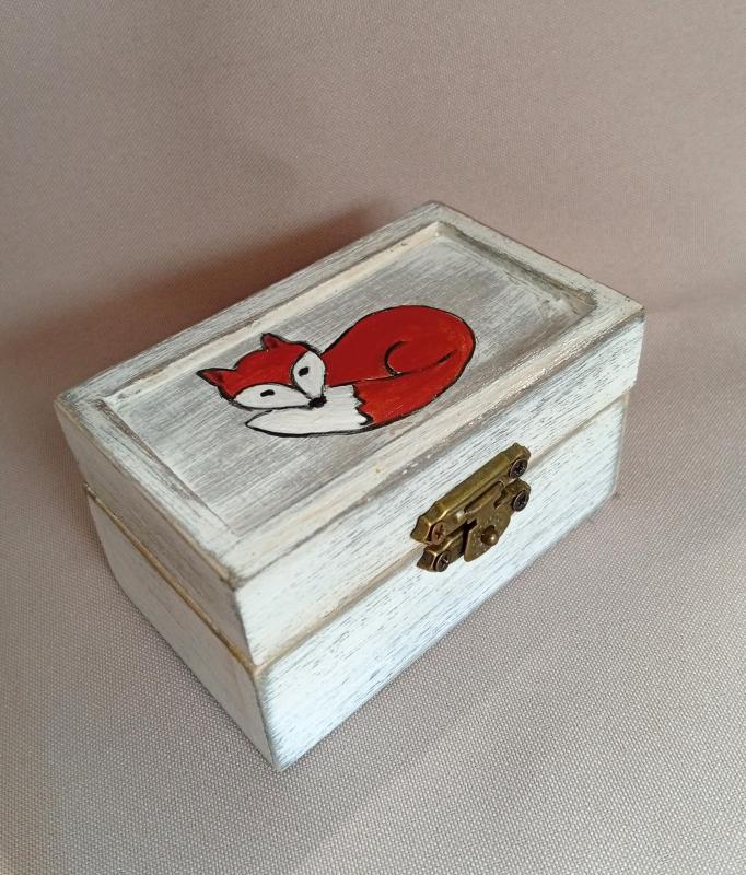 Pici rókás kincses doboz