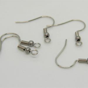 Acél fülbevaló alap