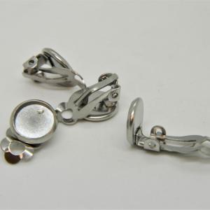 Acél klipsz 8mm alap