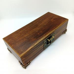 Fa ékszerdoboz-barna