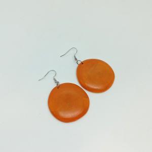 Fa fülbevaló -narancs