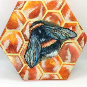 Festmény - Méhecske