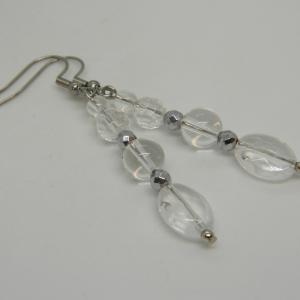 Hegyikristály fülbevaló