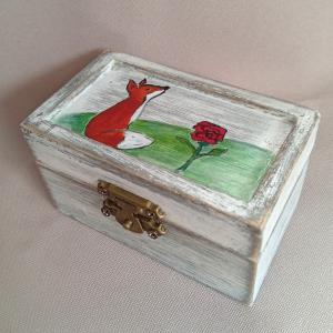 Rókás kincses mini doboz