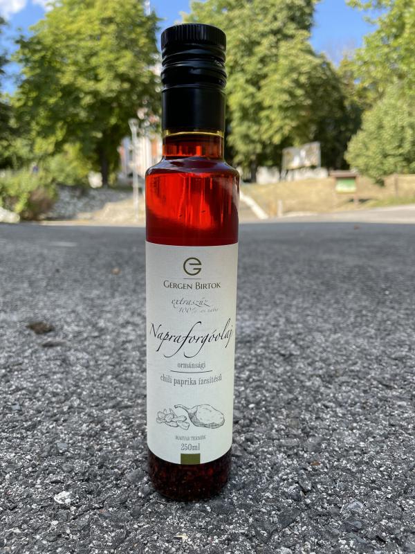 Napraforgóolaj, chili paparika ízesítésű