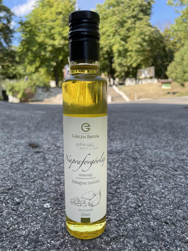 Napraforgóolaj,  fokhagyma izesítésű