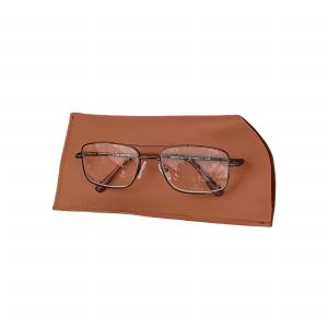 Barna bőr szemüvegtok Oculos 030 M