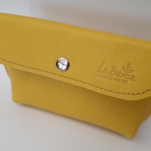 Citromsárga bőr neszeszer közepes Astuccio M 001