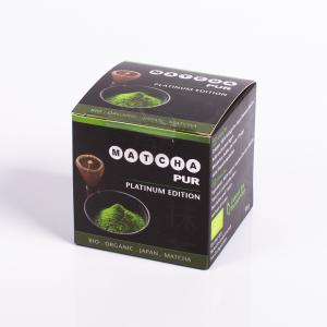 Japán Original Matcha Pur 30 g  Platinium Edition fémdobozban+flyer BIO