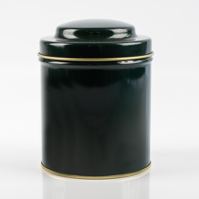 Teásdoboz kerek zöld 125 g