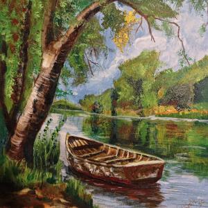 Csónak a fa alatt